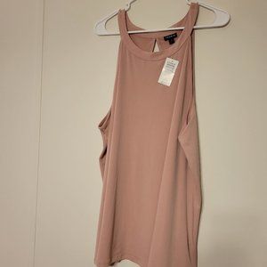 Torrid Size 3 Dusty Rose Sleeveless Blouse NWT